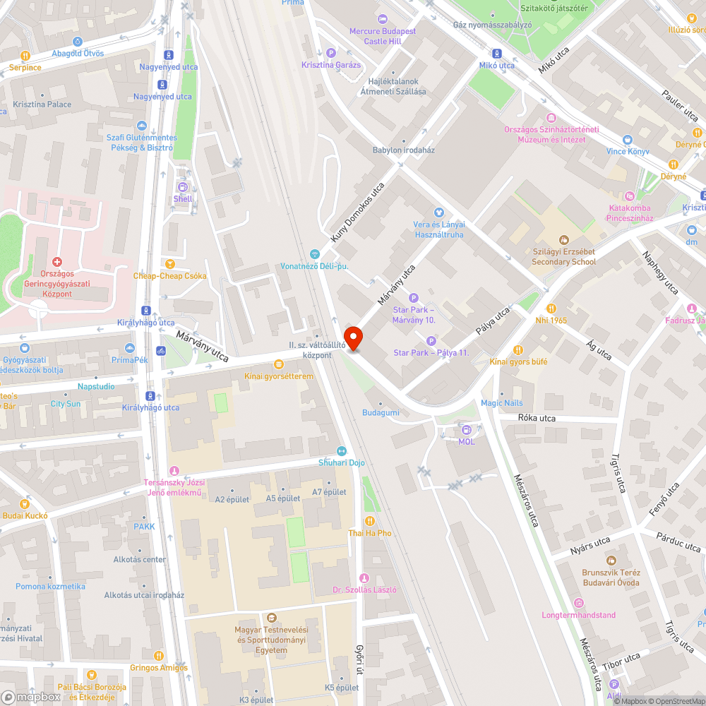 Szeméthalom bejelentés helye