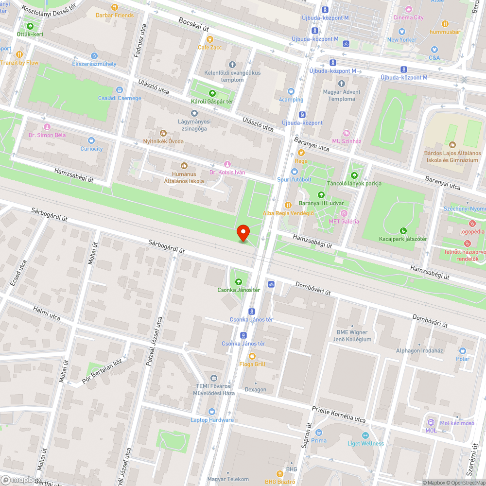 Szemét bejelentés helye