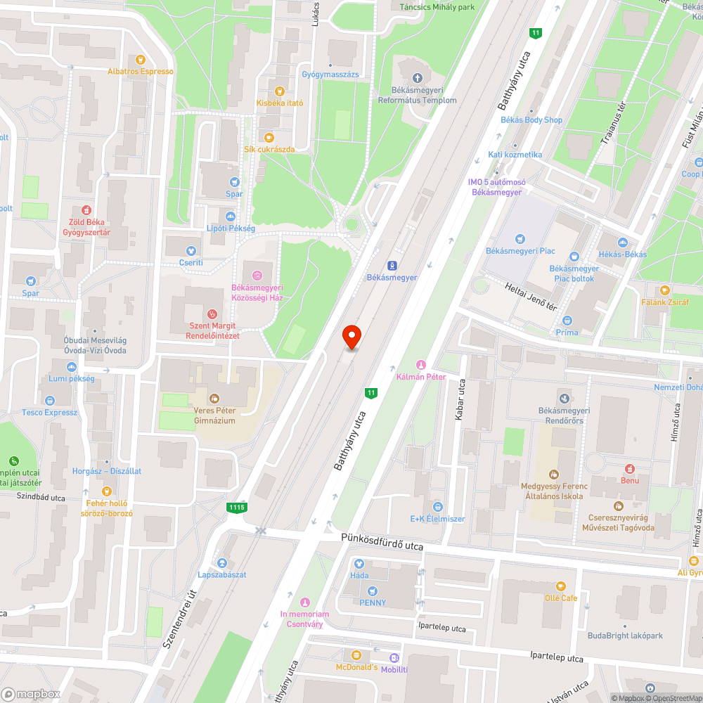 Graffitis közműszekrény bejelentés helye