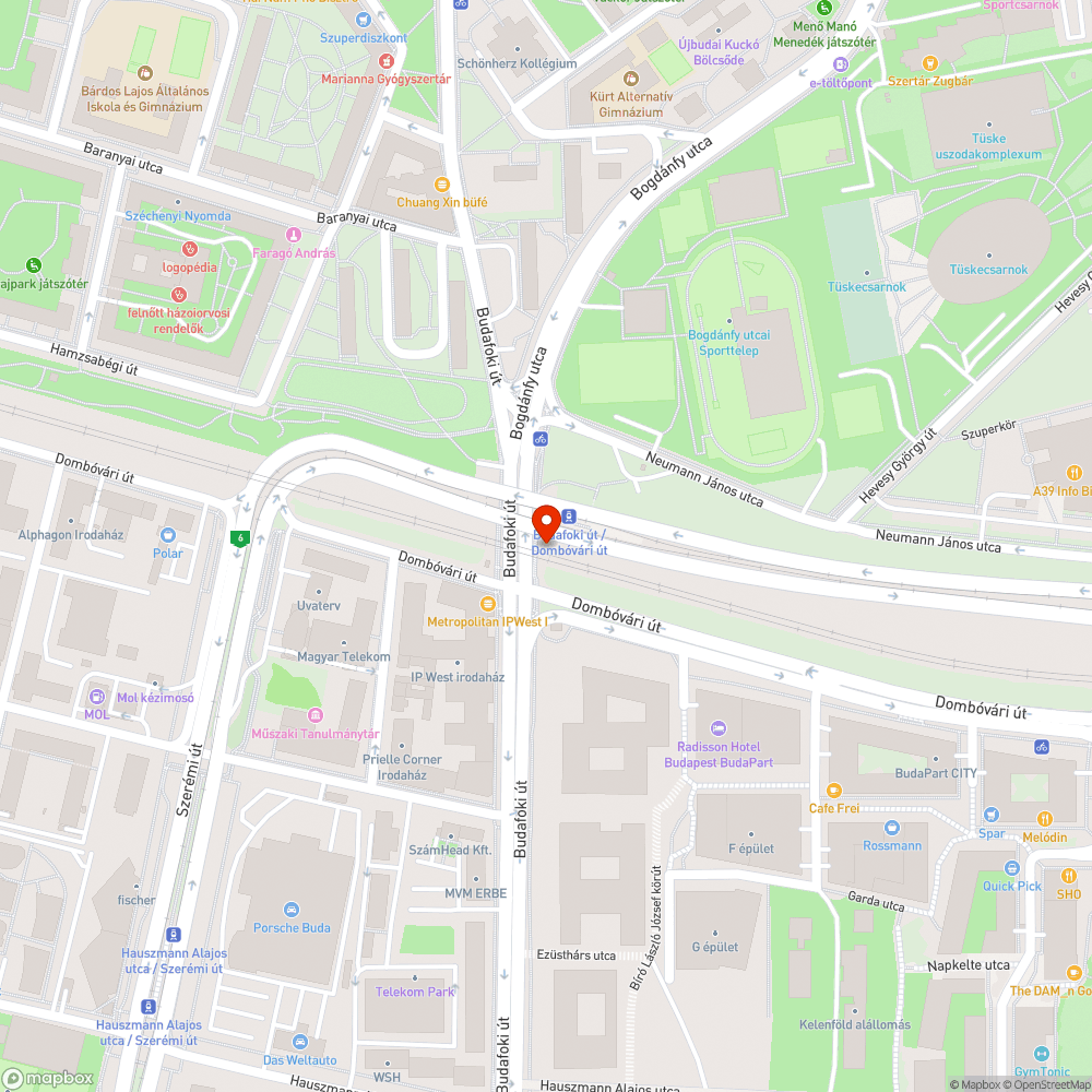 Megbomlott kőburkolat 2. bejelentés helye