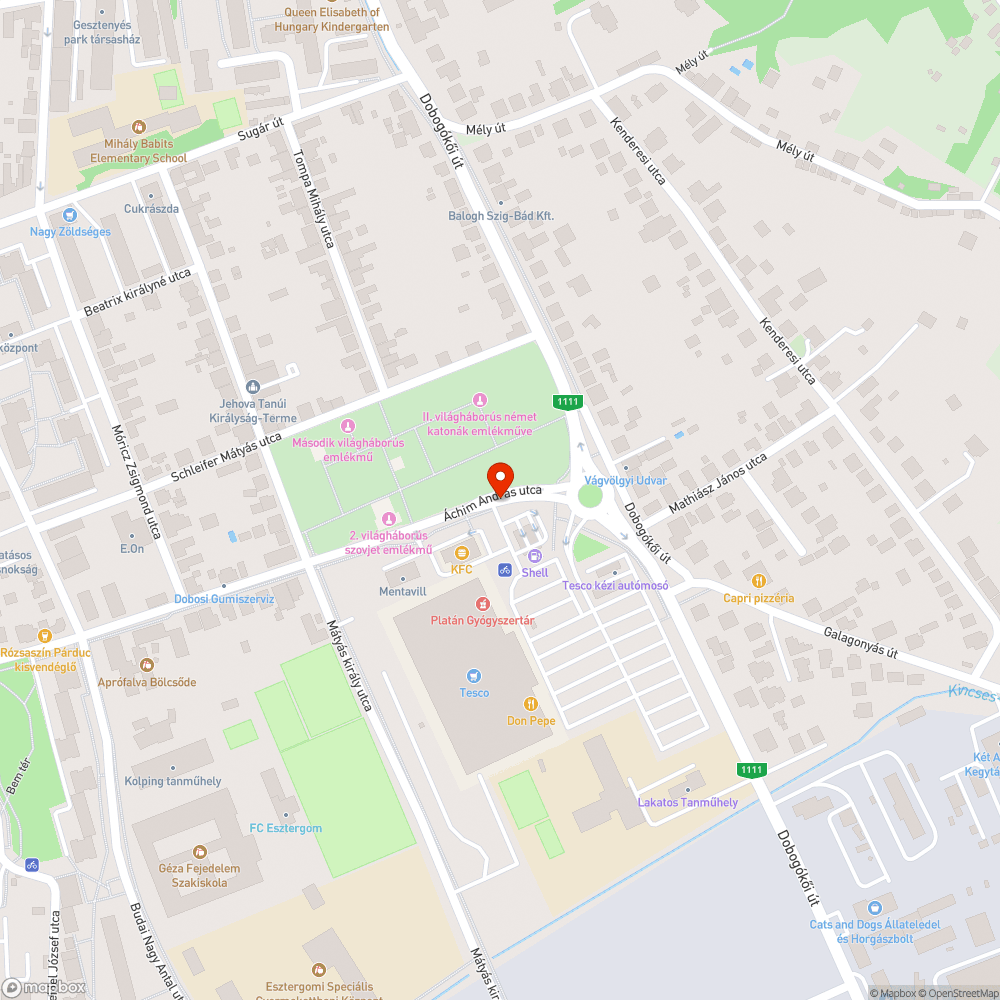 Kiégett lámpa bejelentés helye