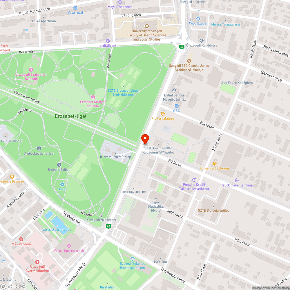 Lámpák nem világítanak - Temesvári krt. bejelentés helye