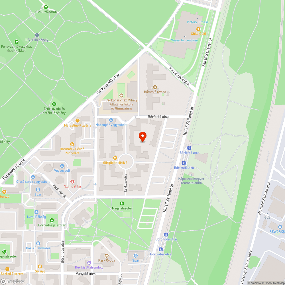 Hiányzó közvilágítás bejelentés helye