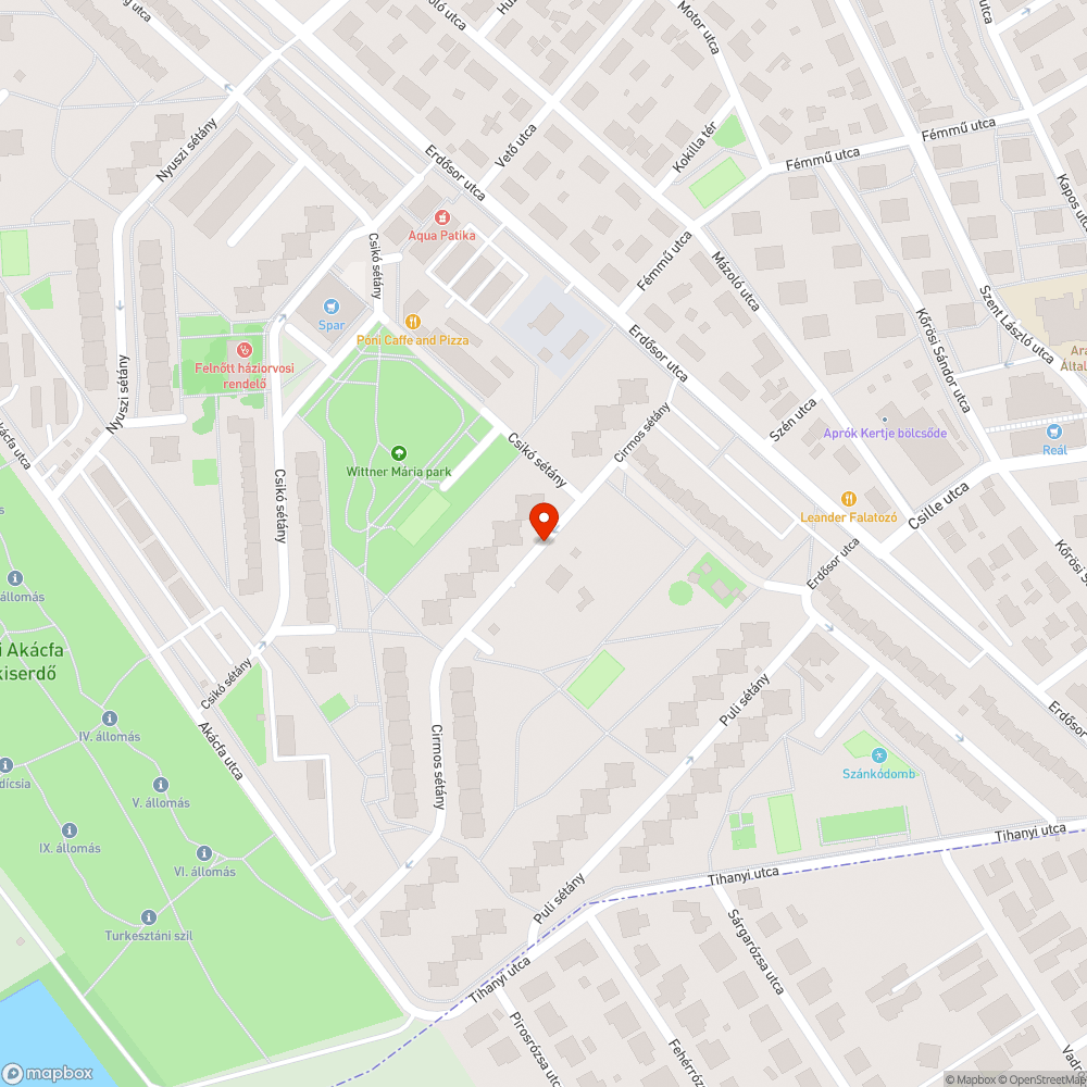 Ideiglenes forgalomtechnika bejelentés helye