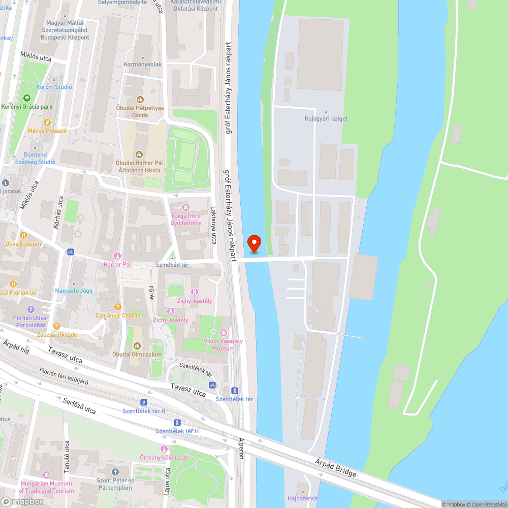 Kiégett lámpa a hídon bejelentés helye