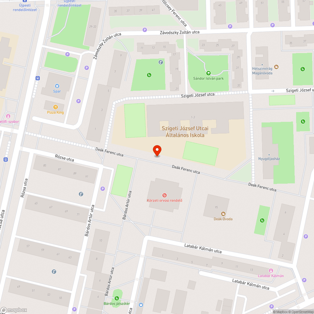 Nem működő közvilágítás bejelentés helye