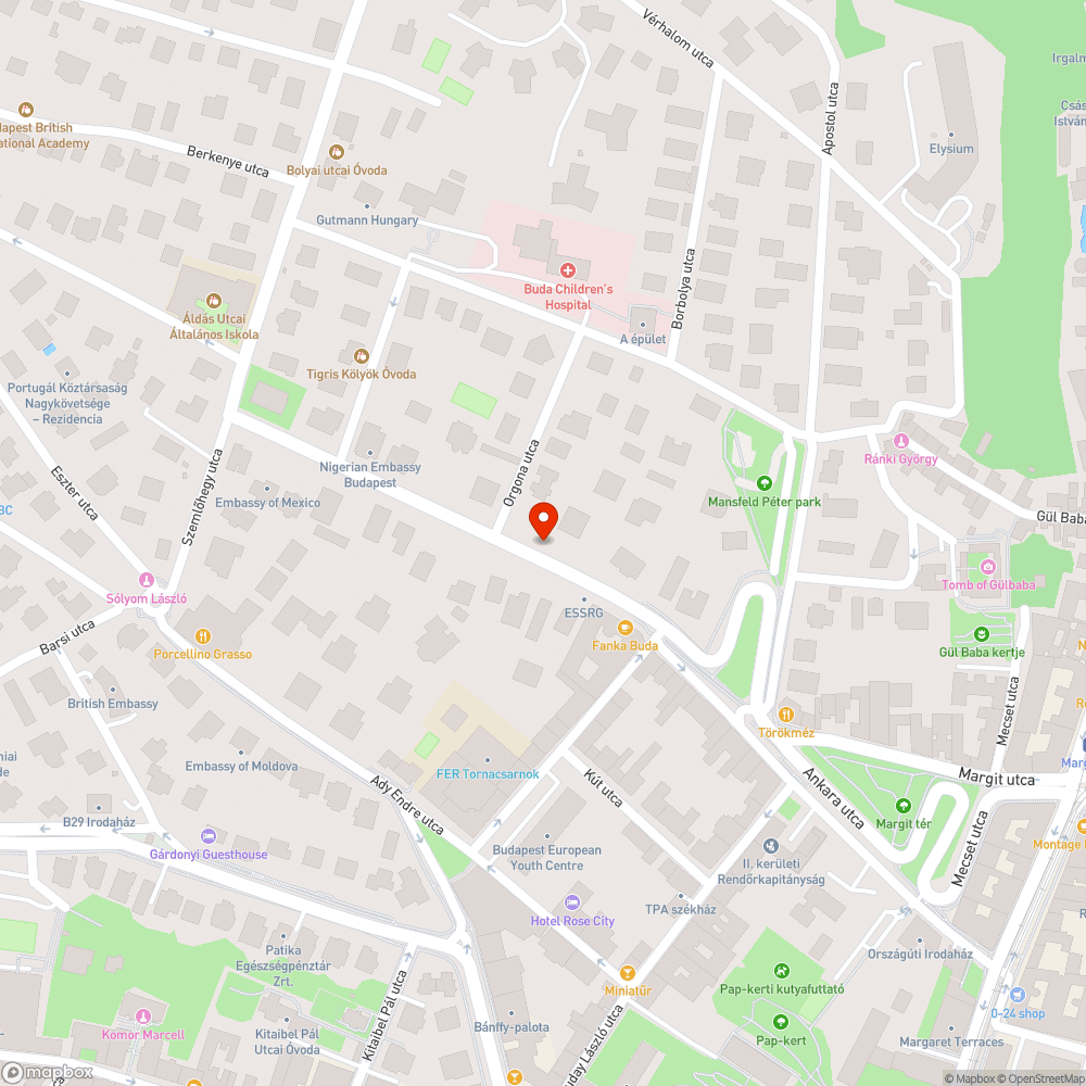 Parkolási akadály bejelentés helye