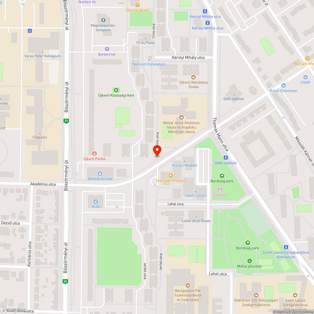 Okos zebra nem világít bejelentés helye