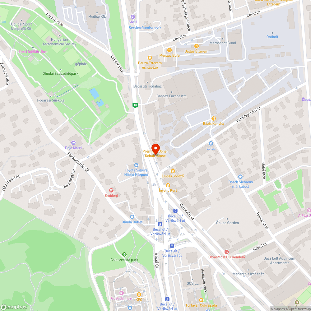 Megsüllyedt víznyelő bejelentés helye