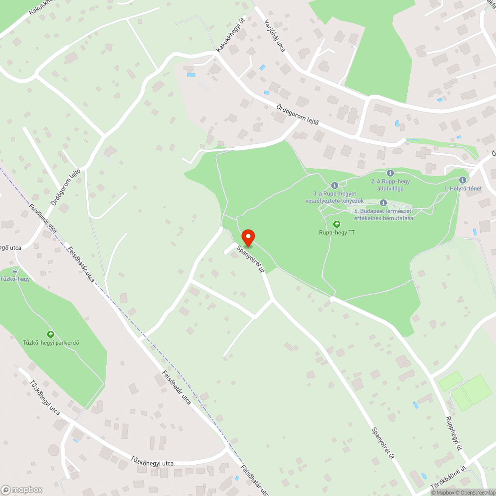 Elhagyott jármű bejelentés helye