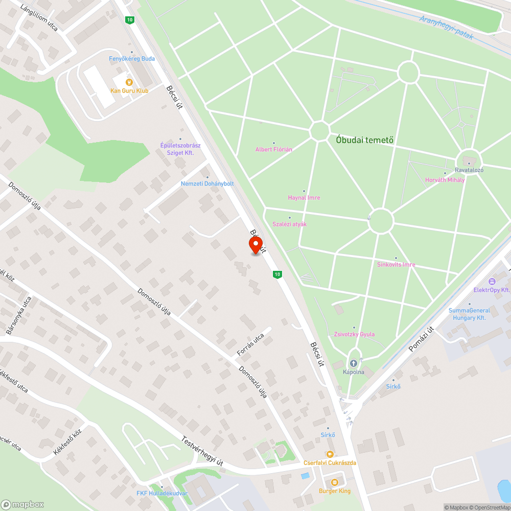 Hiányos járda bejelentés helye