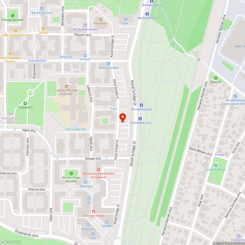 Elhagyott autók bejelentés helye