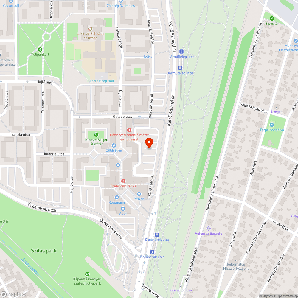 Elhagyott autók bejelentés helye