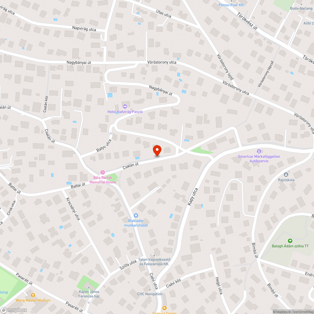 Koszos járda bejelentés helye