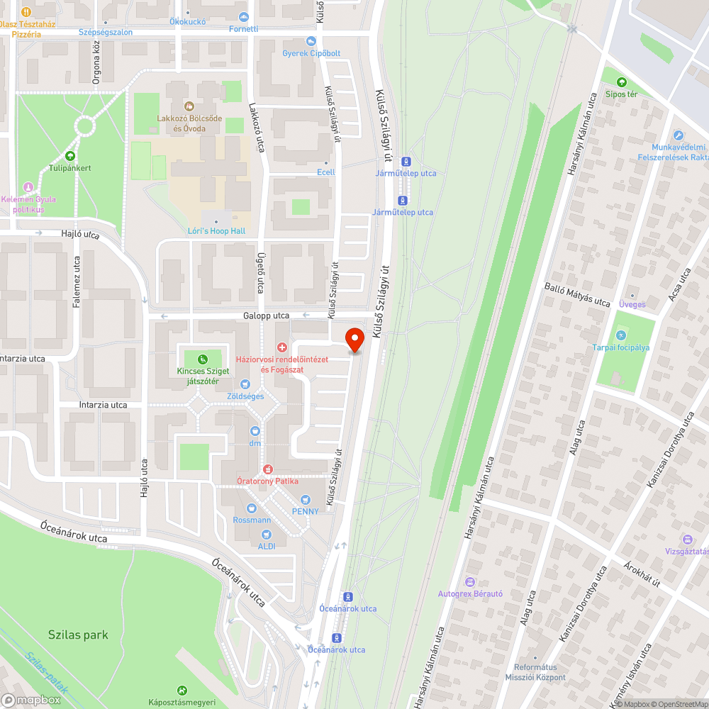 Elhagyott Opel bejelentés helye