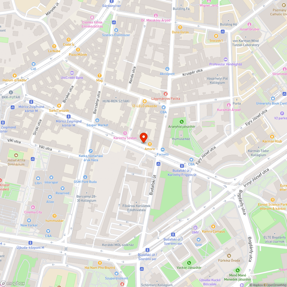 Takarítatlan kerékpársáv bejelentés helye