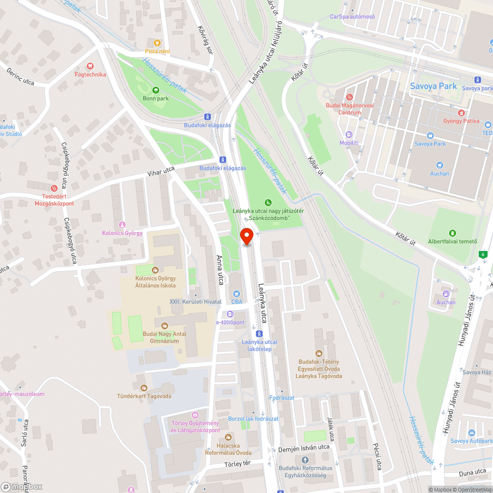 Hátramaradt tábla bejelentés helye