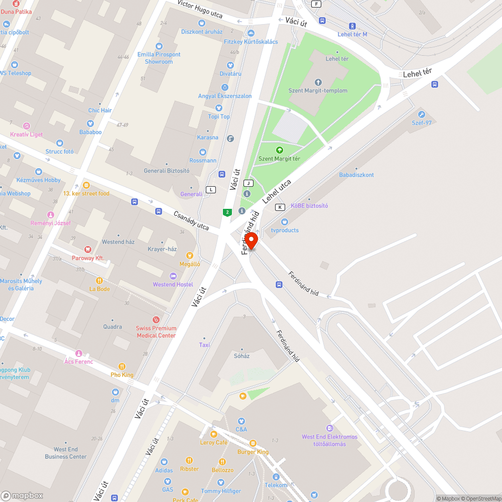 Hiányzó fényterelő bejelentés helye