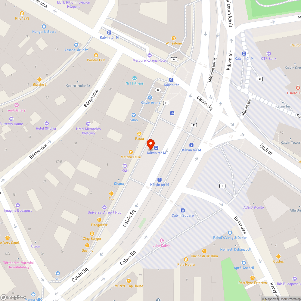 Elhagyott, használhatatlan támasz bejelentés helye