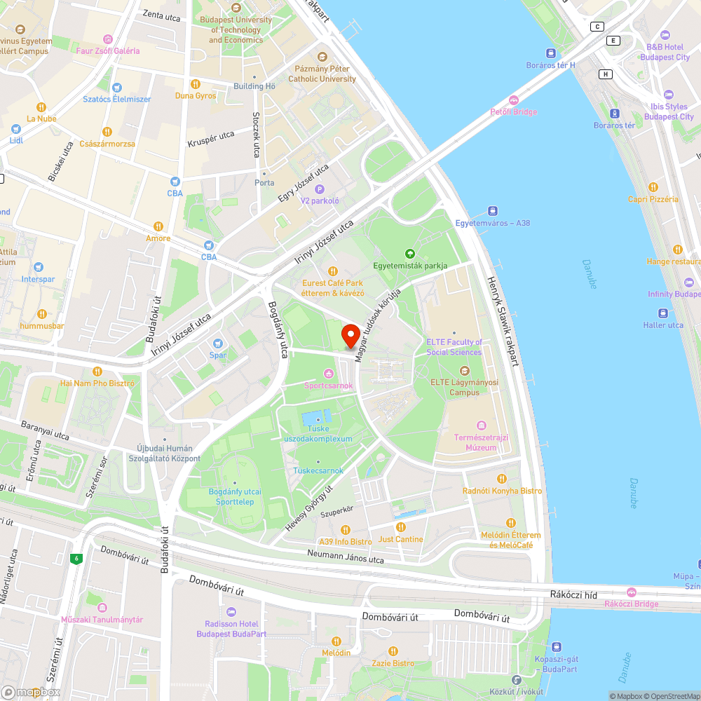 Kocka büfé környéke bejelentés helye