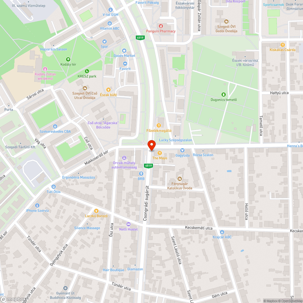 Tenyérnyi üvegdarabok a kerékpárúton bejelentés helye