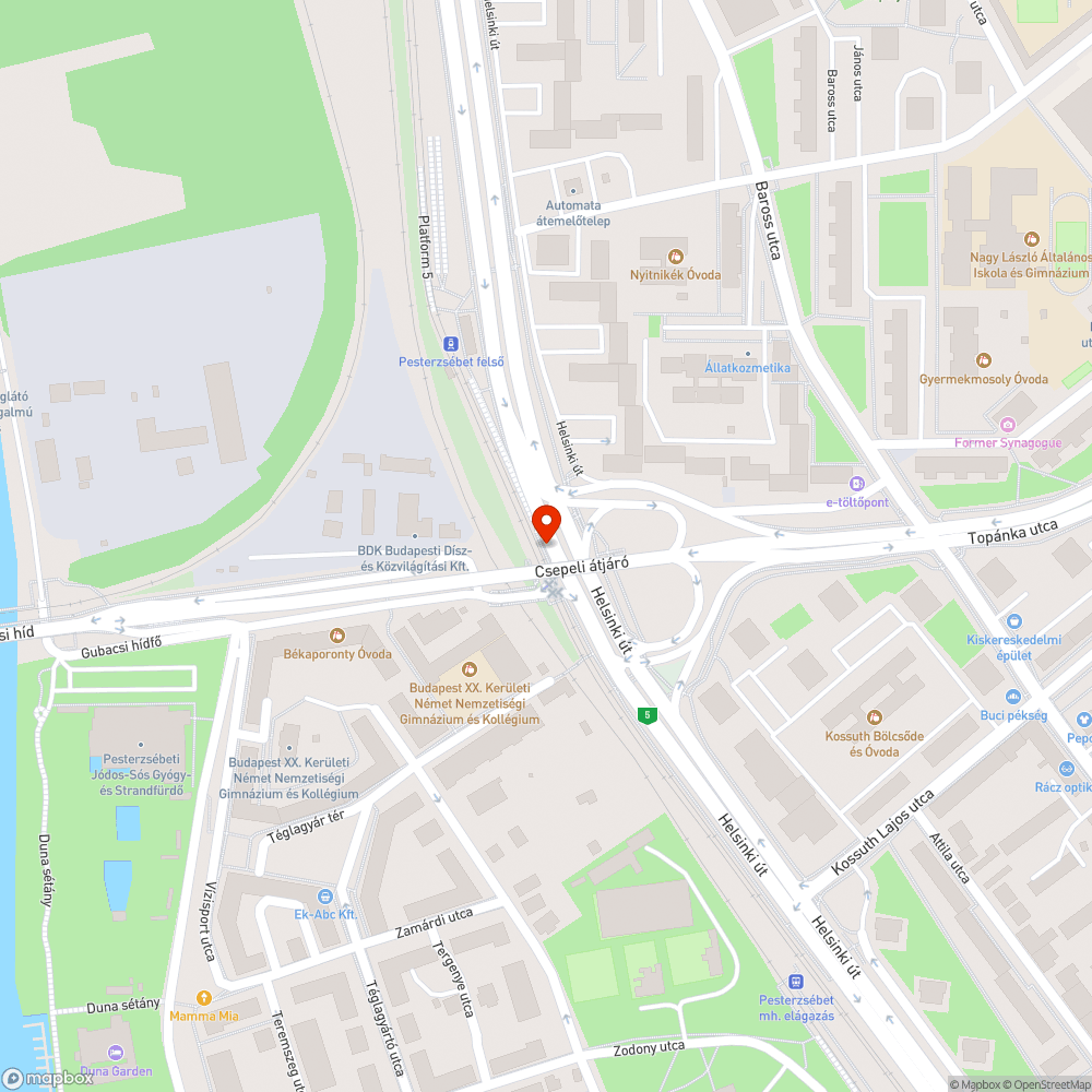 Szemetes terület bejelentés helye