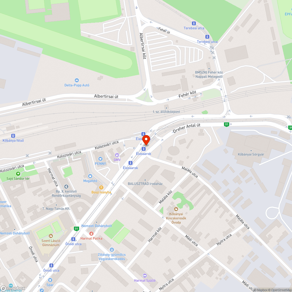 Szemetes terület bejelentés helye