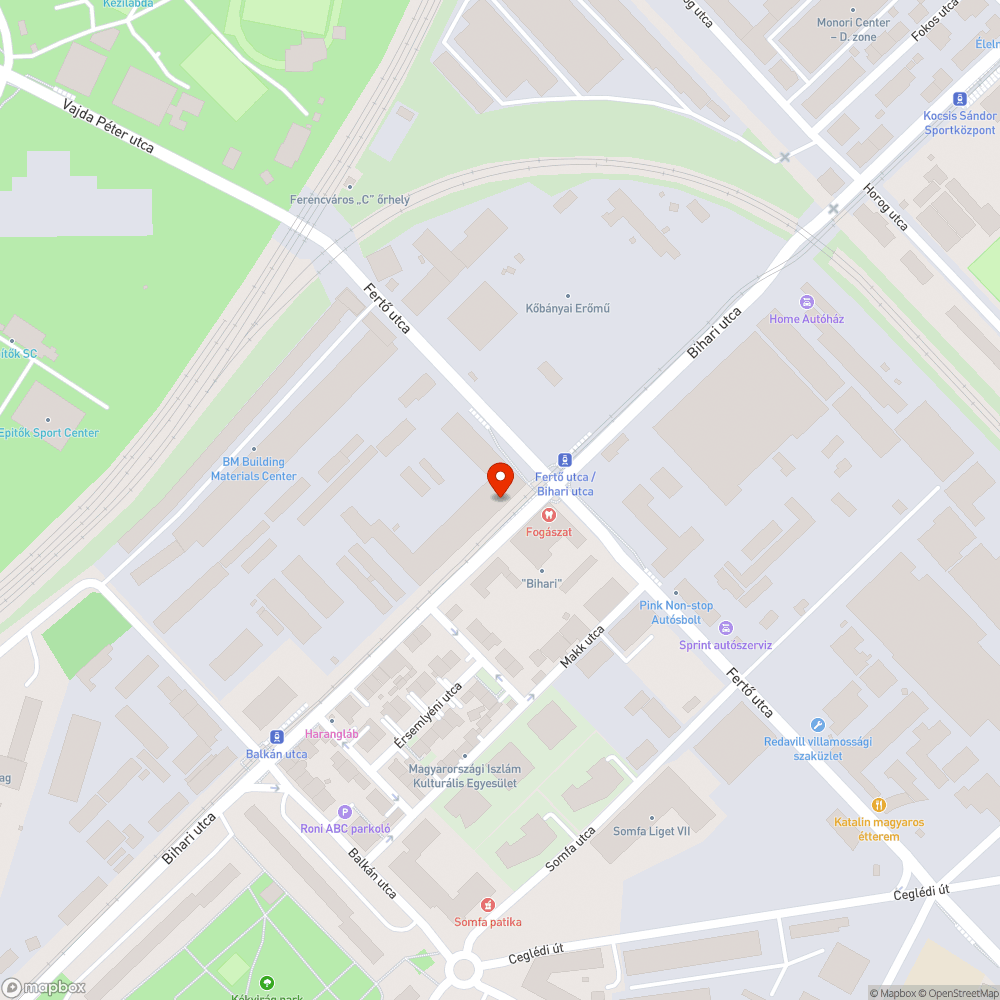 Hiányos bejelentés helye