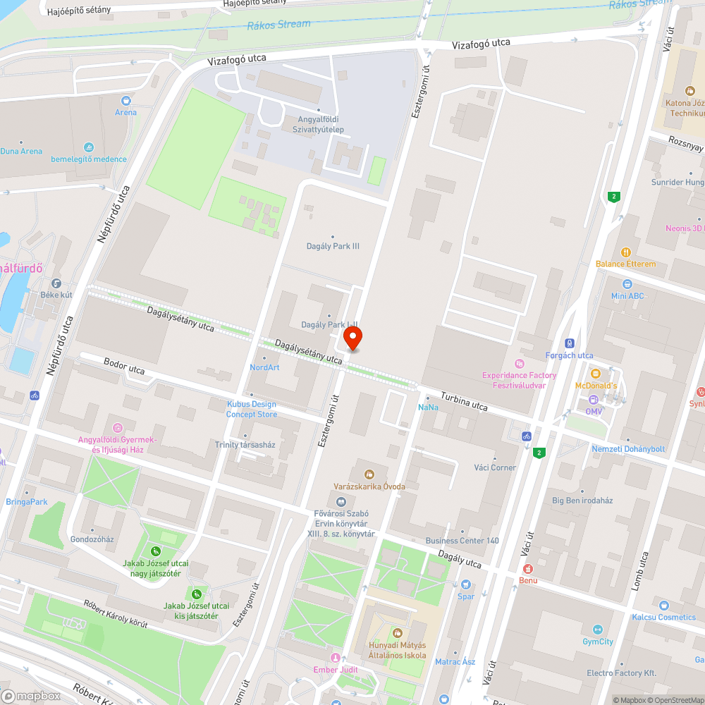 Hulladékkal teli sétány bejelentés helye