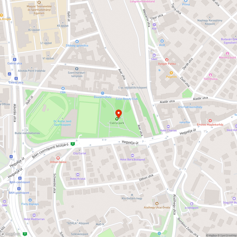 Leszakadt mászóka bejelentés helye