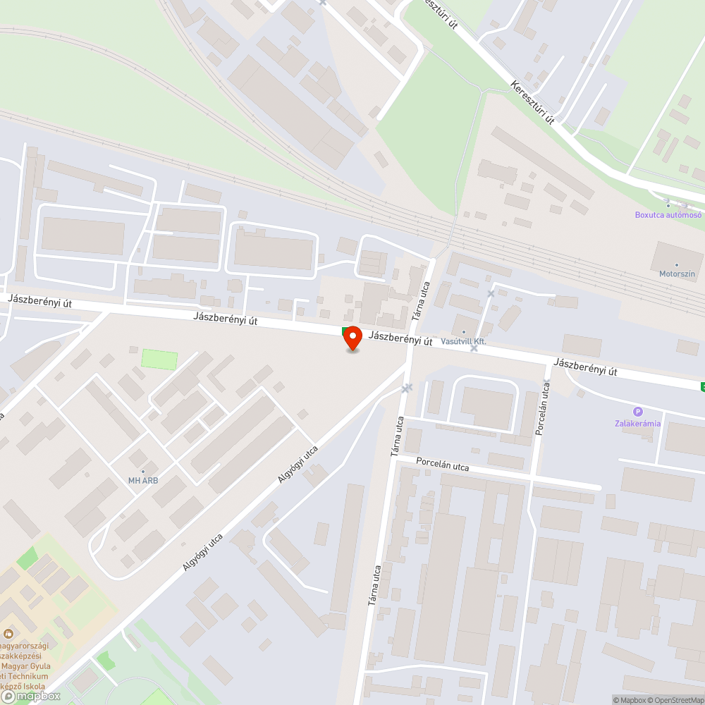 Szemét bejelentés helye