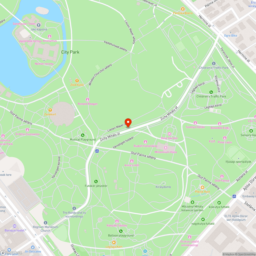 Sérült pad bejelentés helye