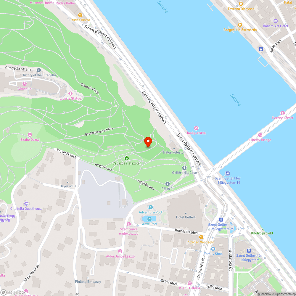 Sáros sétány a Jubileumi parkban bejelentés helye