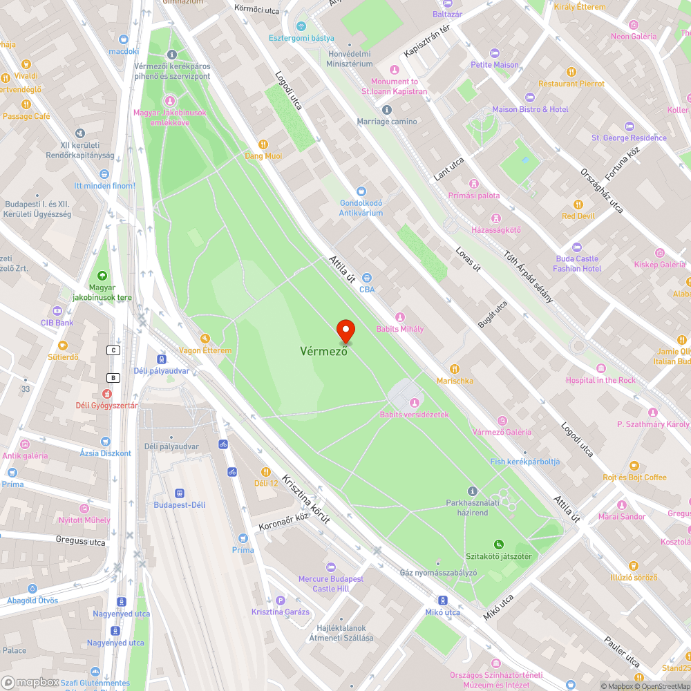 Sérült pad bejelentés helye