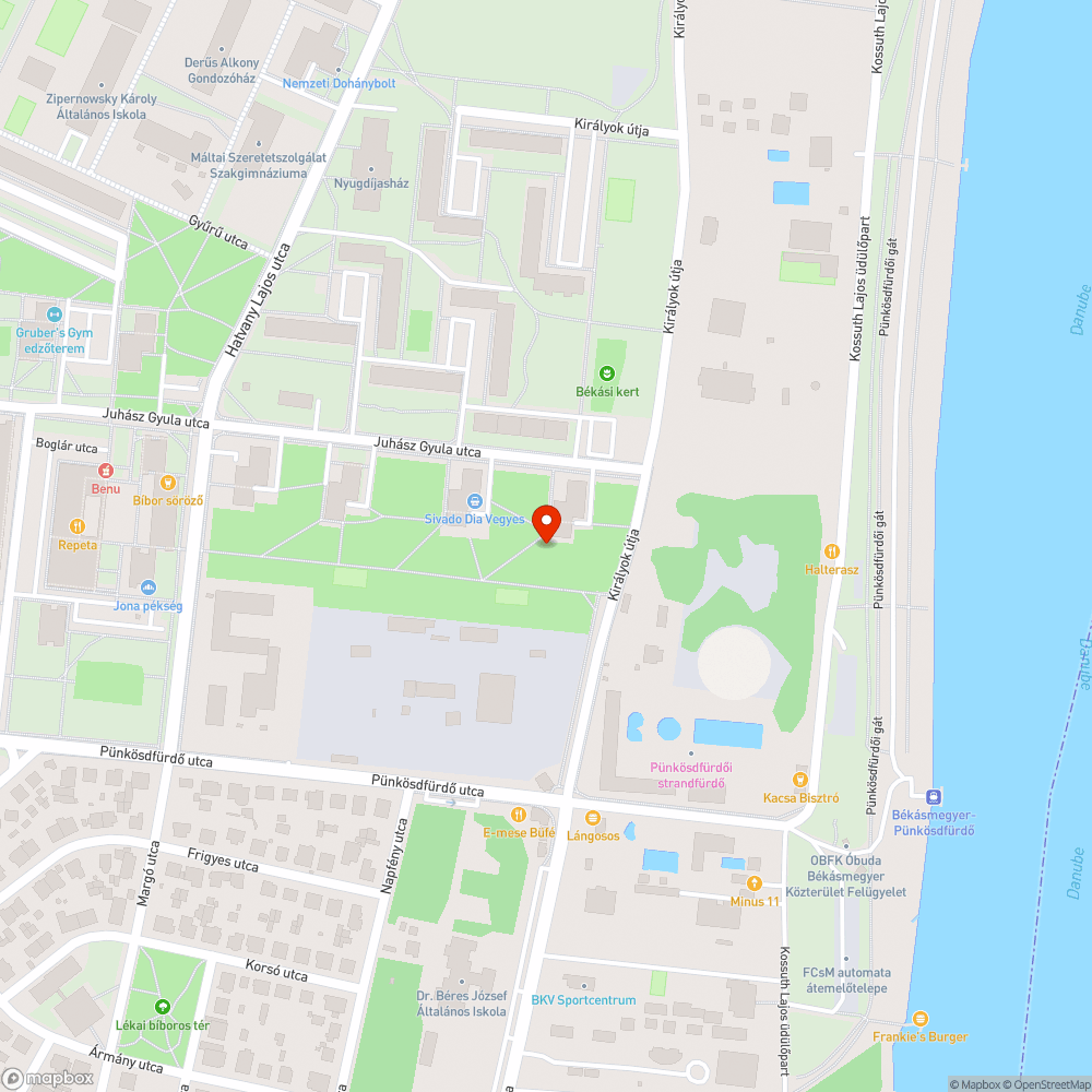 Kiégett bejelentés helye