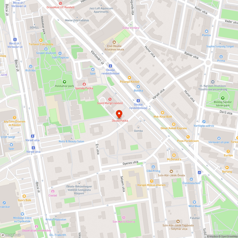 Elhagyott jármű bejelentés helye