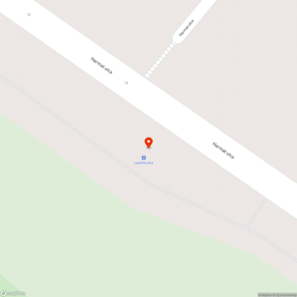 Kidőlt buszmegálló bejelentés helye