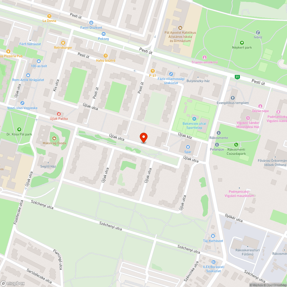 Rossz kapu/ajtó bejelentés helye