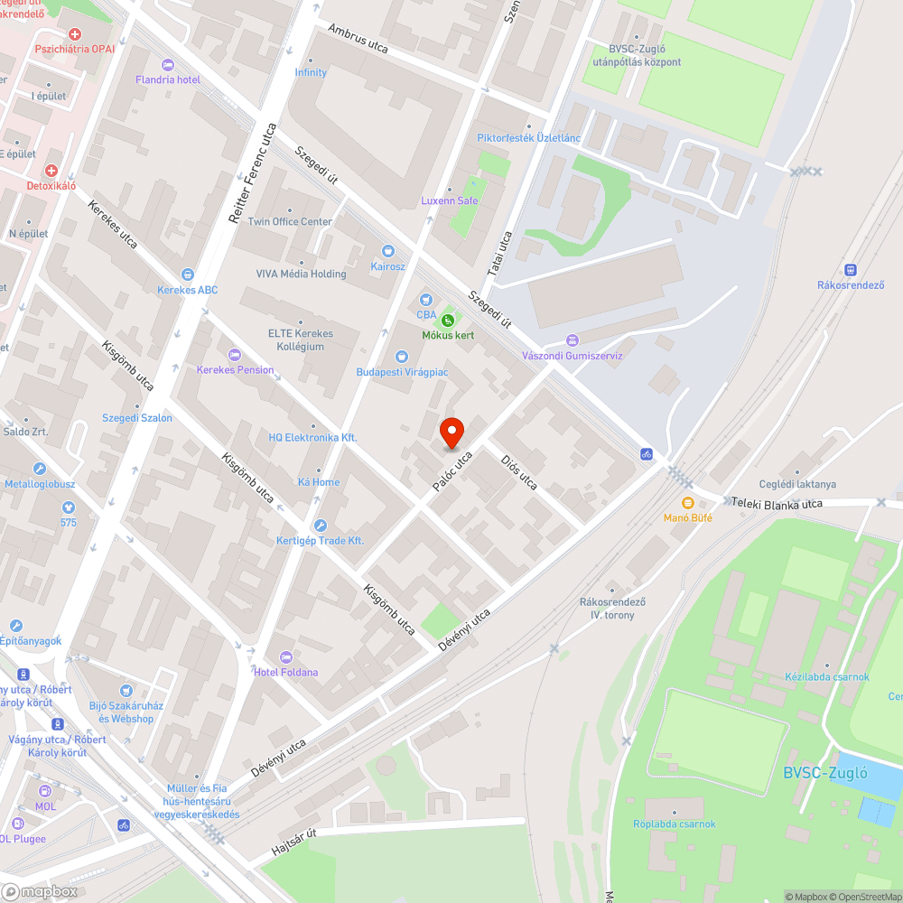 Szemetes járda bejelentés helye