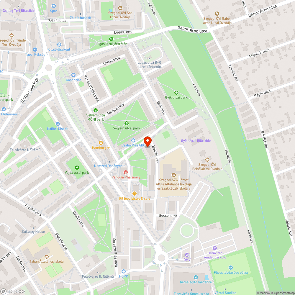 Helyet foglal bejelentés helye