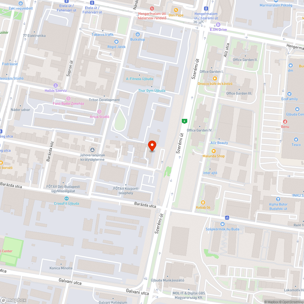 Feleslegesen megvilágított parkoló bejelentés helye