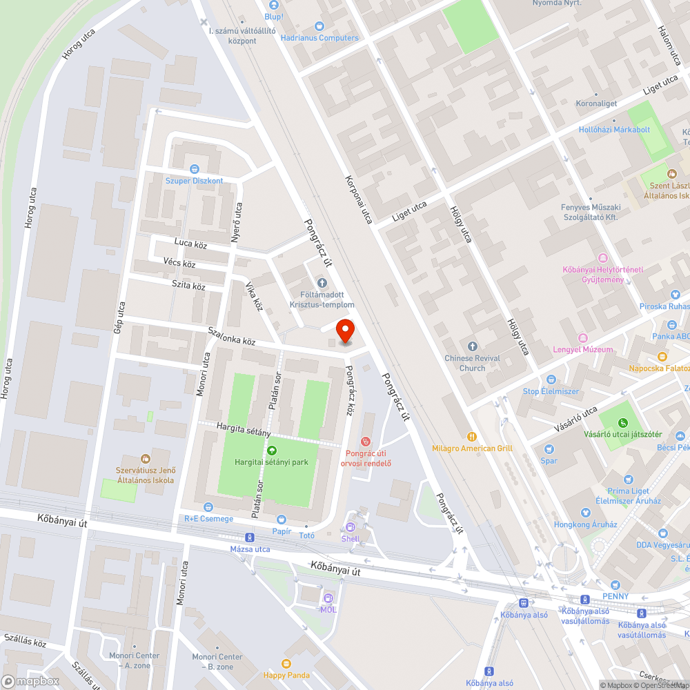 Beszakadt csatornafedél bejelentés helye