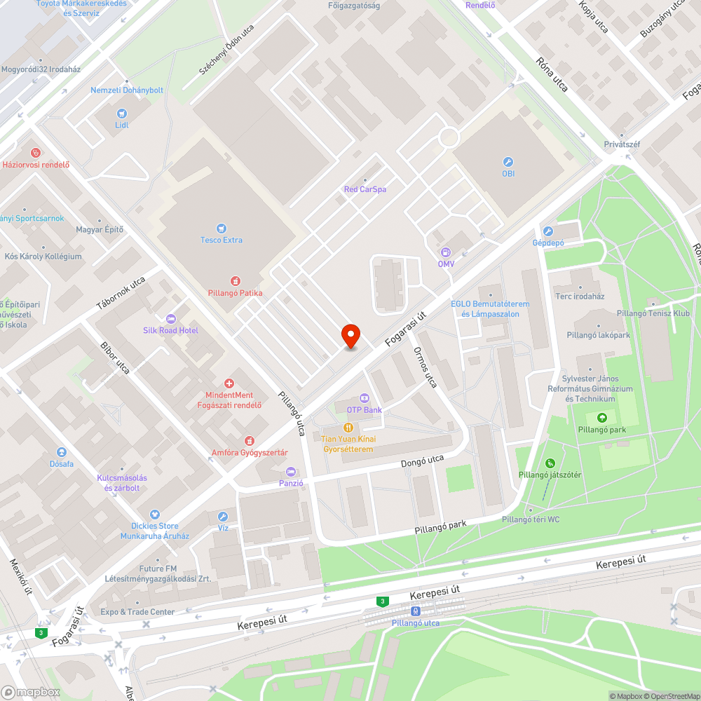 Nyitva bejelentés helye