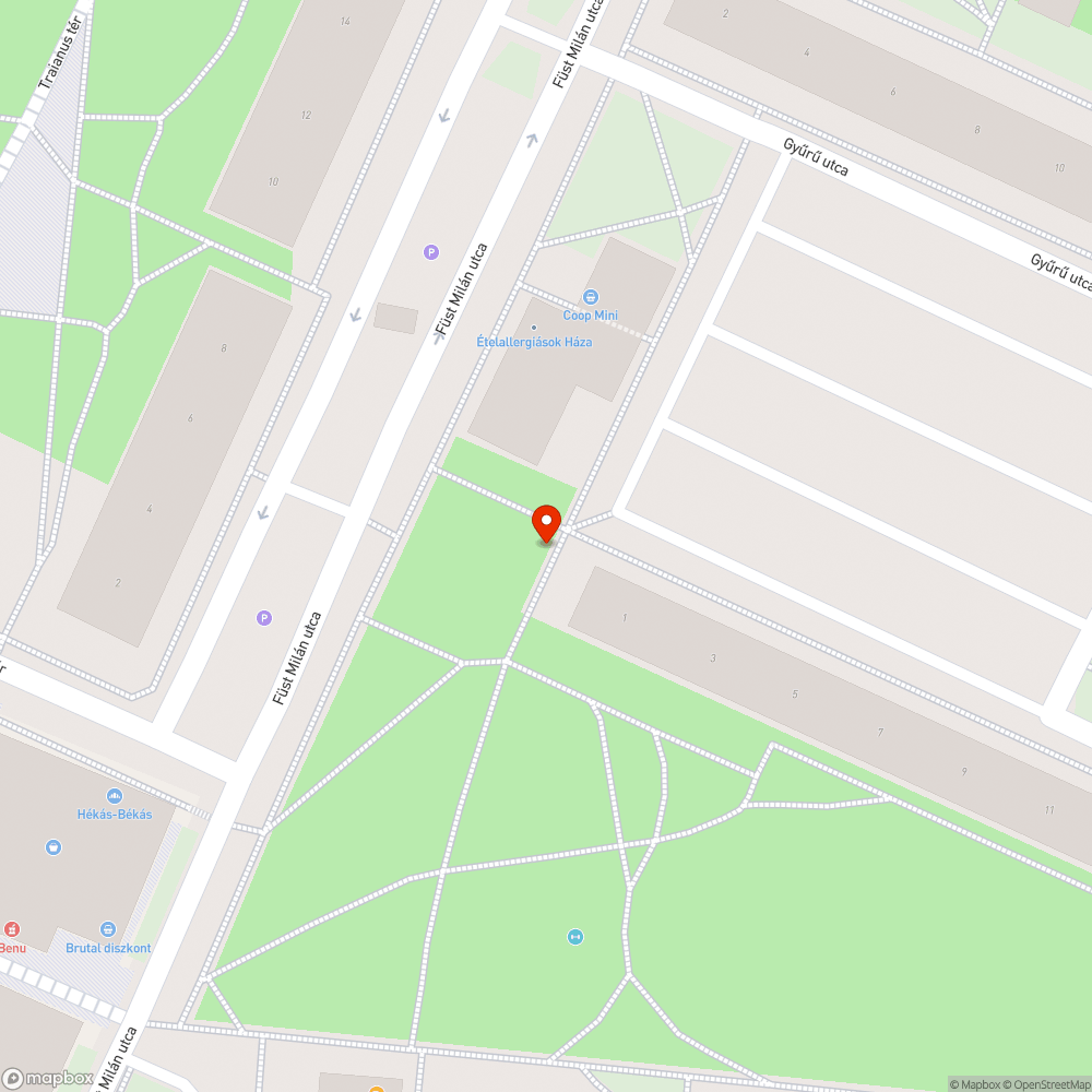 Eltört poller bejelentés helye