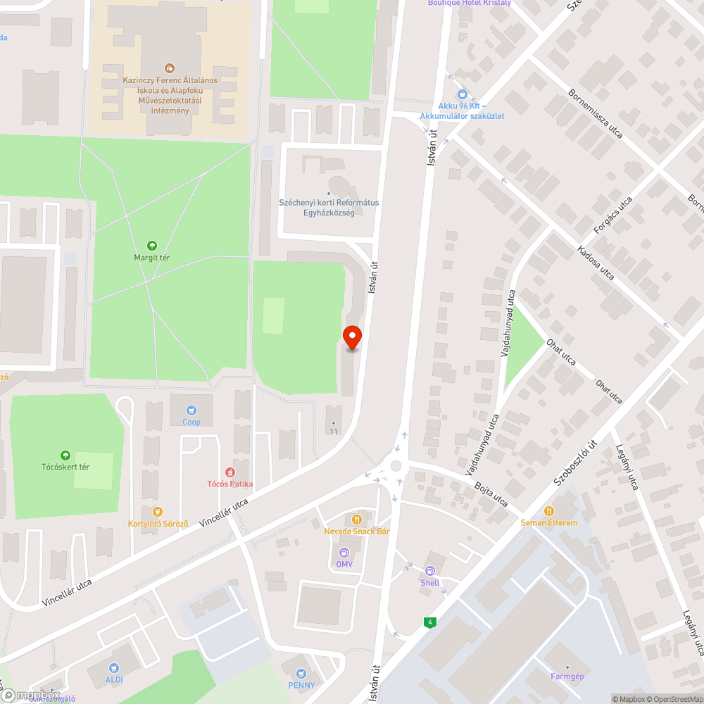 Kátyú bejelentése bejelentés helye