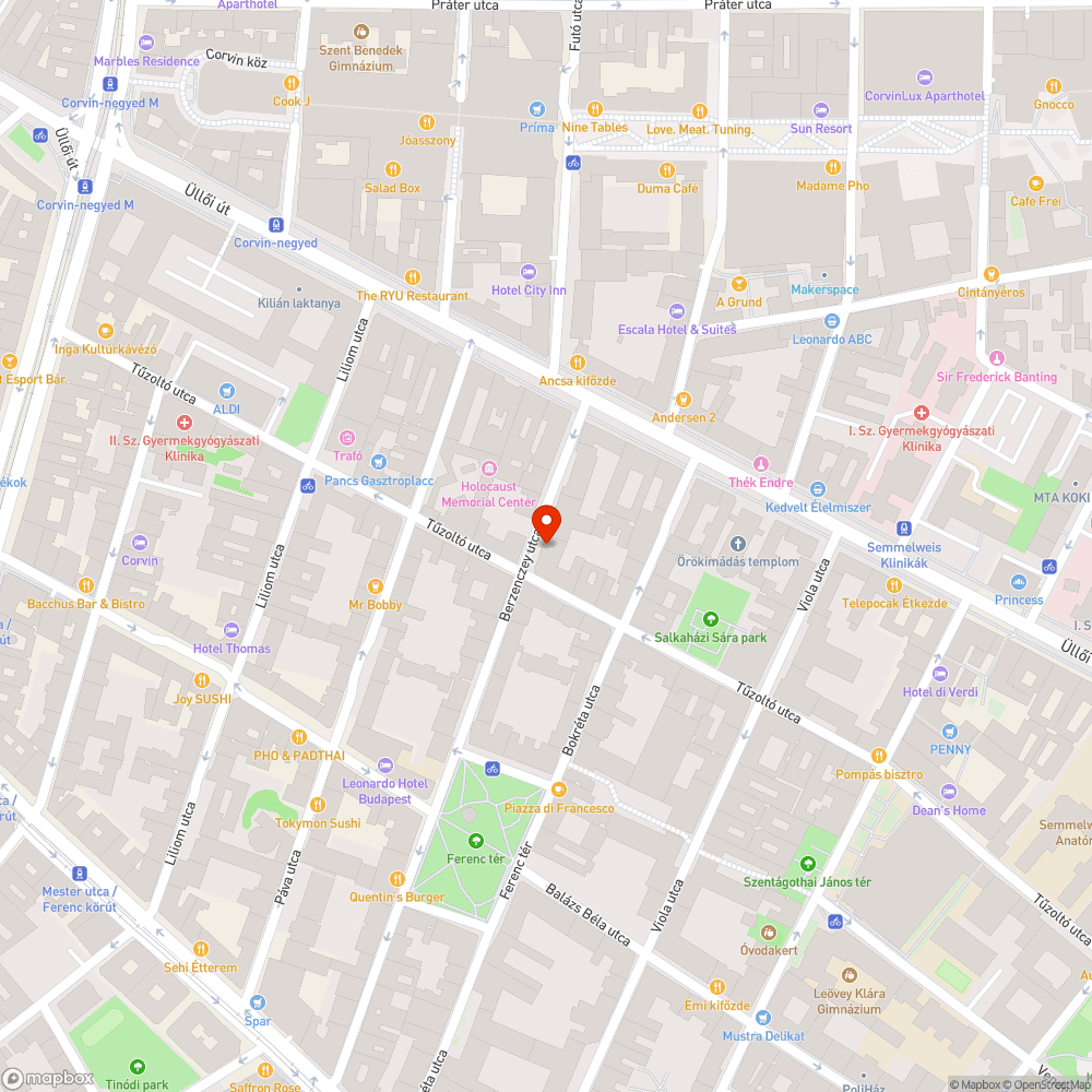 Zaj bejelentés helye