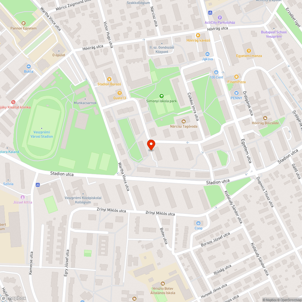 Gazdátlan gépjármű bejelentés helye