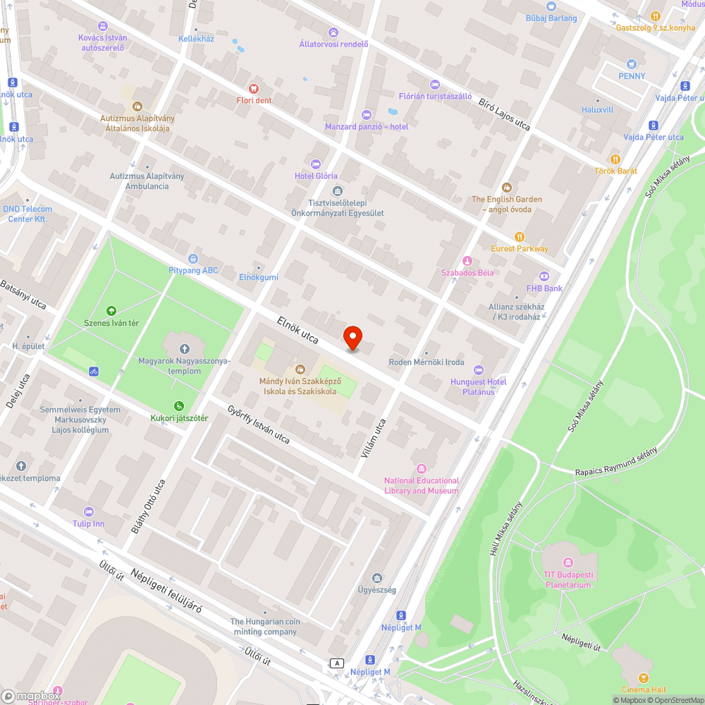 Hiányos Telekom aknafedél 2. bejelentés helye