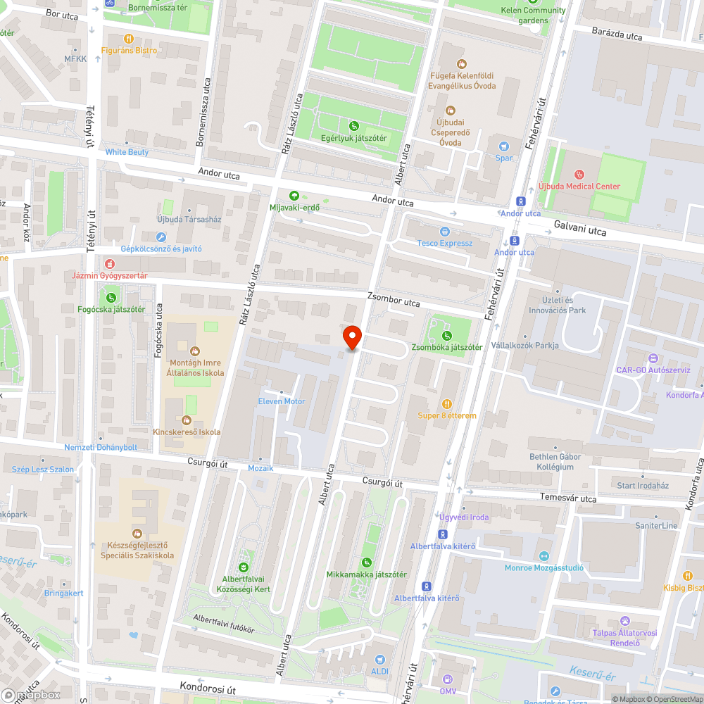 Avar az ut szélén bejelentés helye