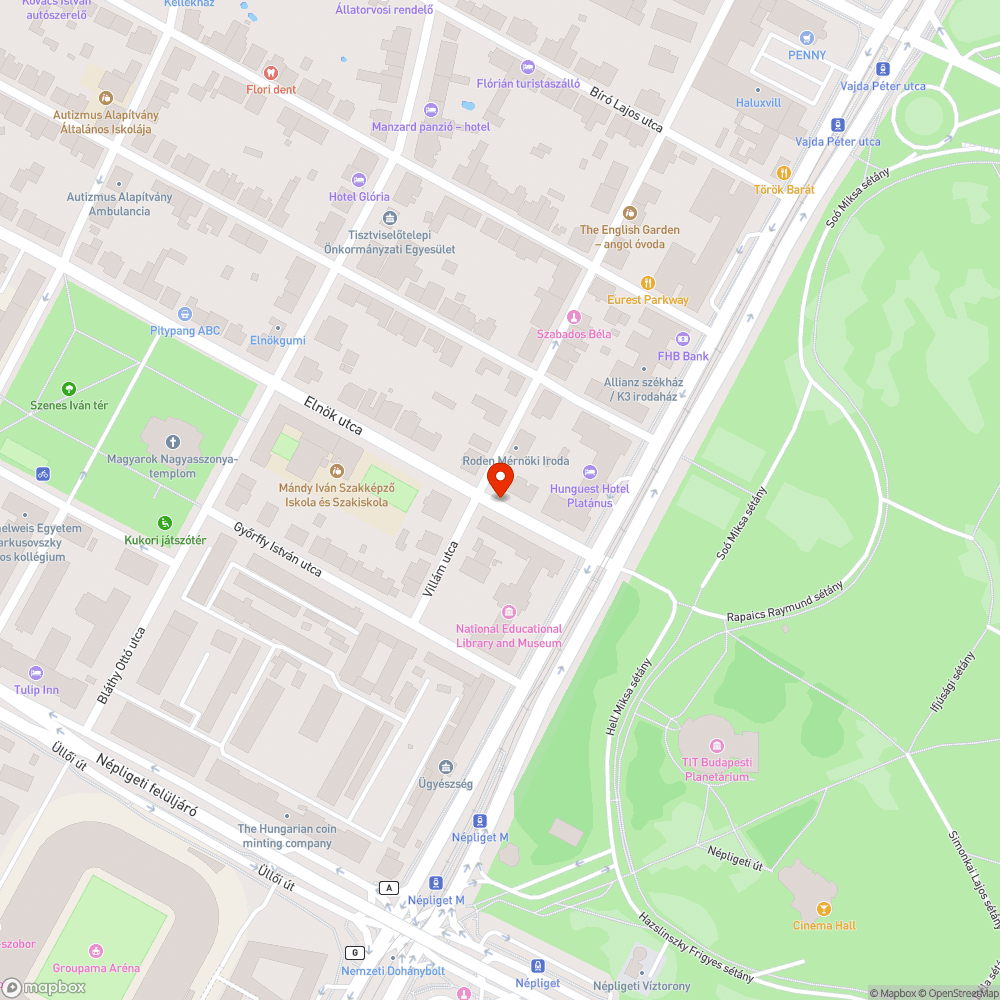 Zöldhulladék/faágak bejelentés helye